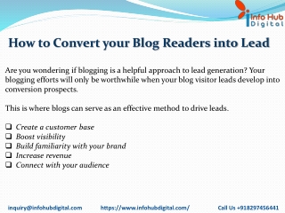 How to Convert your Blog Readers into LeadPDF