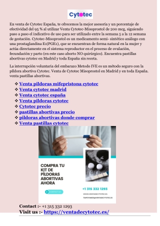 pastillas abortivas precio