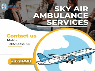 For Urgent Medical Relocations Pick Sky Air Ambulance from Bhubaneswar