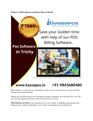 What is a POS software and How Does it Work