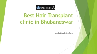Best Hair Transplant clinic in Bhubaneswar