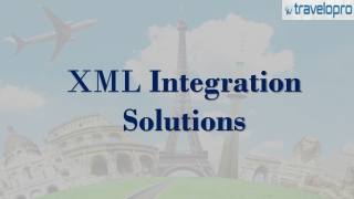 Travel XML Integration Solutions | XML API Integration