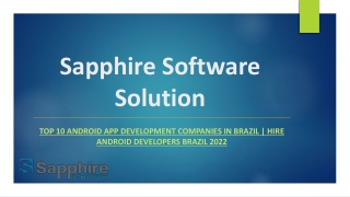 Top 10 Android App Development Companies in Brazil | Hire Android Developers Bra