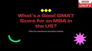 What’s a Good GMAT Score for an MBA in the US