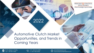 Automotive Clutch Market Size, Segments, Emerging Technologies and Market Growth