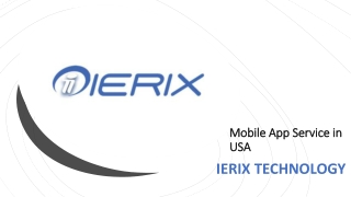 Mobile App Service in UK