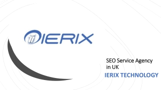 SEO Service Agency in UK