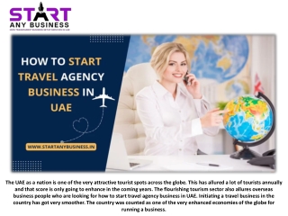 How to Start Travel Agency Business in UAE