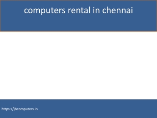 computers rental in chennai