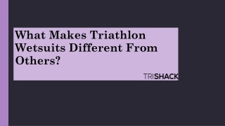 What Makes Triathlon Wetsuits Different From Others?