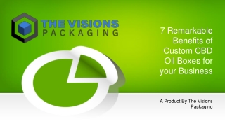 7 Remarkable Benefits of Custom CBD Oil Boxes for your Business