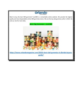 Best Cbg Gummies  JustCBD