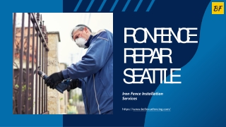 Reliable iron fence repair in Seattle