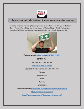 https://thelocalguystestandtag.com.au/emergency-exit-light-testing/