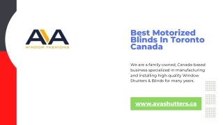 Best Motorized Blinds In Toronto Canada