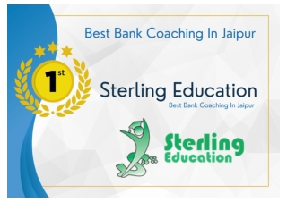Top Bank Coaching In Jaipur Sterling Education