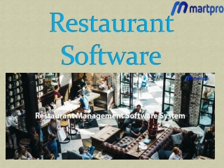 Restaurant Software