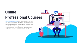Online Professional Courses at SkillUp Online : Best Way To Enhance IT Skills