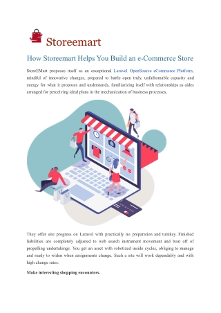 How Storeemart Helps You Build an e-Commerce Store