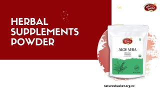 Herbal Supplements Powder | Nature’s Basket