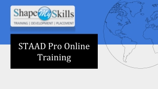 staad pro online training