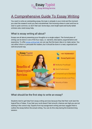 A_ _Comprehensive_ _Guide_ _To_ _Essay_ _Writing_