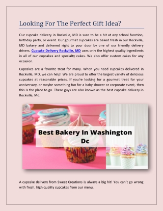 Looking For The Perfect Gift Idea | Gwenie’s Pastries