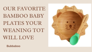 OUR FAVORITE BAMBOO BABY PLATES YOUR WEANING TOT WILL LOVE