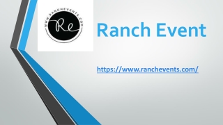 Ranch Event Services PPT