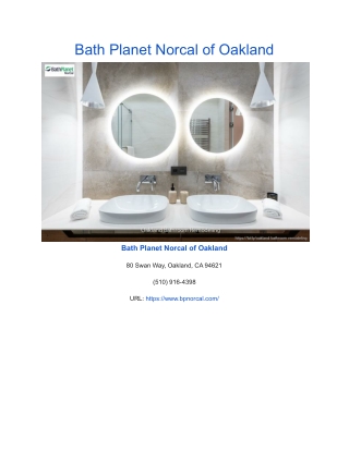 Bath Planet Norcal of Oakland