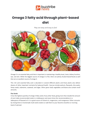 Omega 3 fatty acid through plant-based diet.docx
