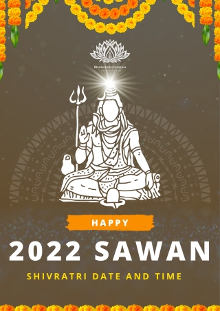 2022 Sawan Shivratri Date and Time