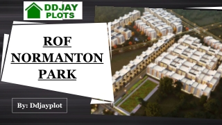 Affordable ROF Normanton Park Sector 36 | Sohna