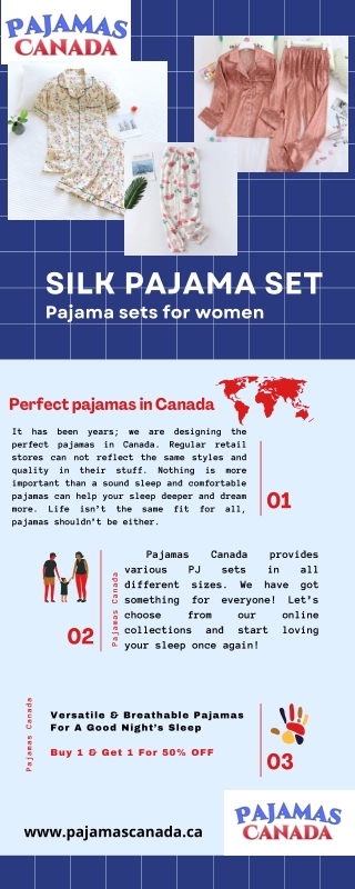 Silk Pajama Set - pajama sets for women