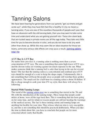 tanning salons near me