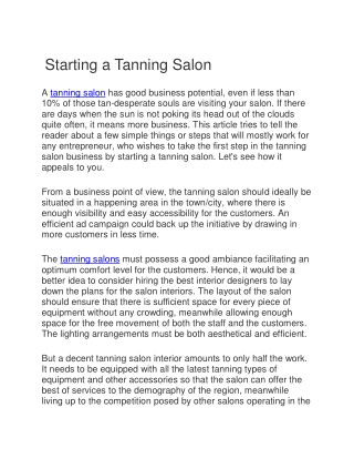 Tanning Salon1