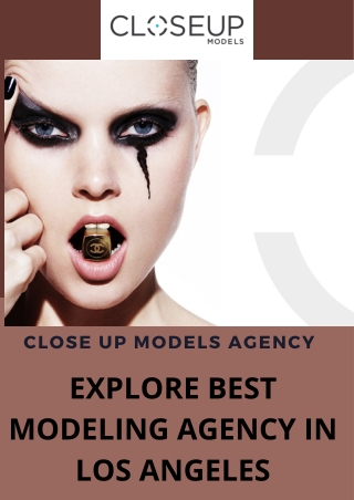 Contact Best Modeling Agency In Los Angeles