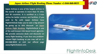 Japan Airlines Flight Booking