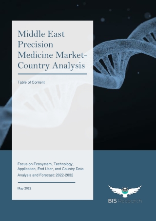 Middle East Precision Medicine Market-Analysis and Forecast, 2022-2032