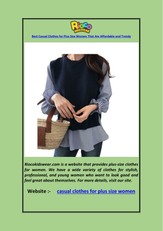 Best Casual Clothes for Plus Size Women That Are Affordable and Trendy