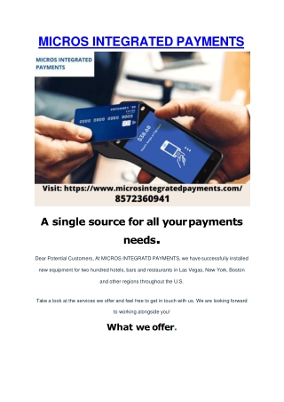 Micros integrated payment.ppt