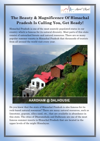 best resort in Dalhousie