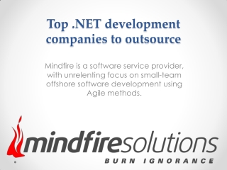 Top .NET development companies to outsource