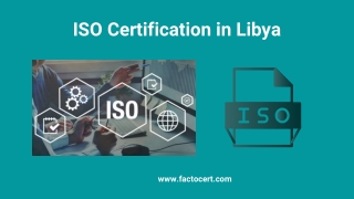 ISO Certification in Libya