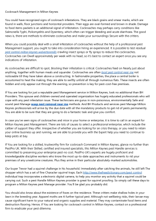 7 Things About local pest control in milton keynes Your Boss Wants to Know