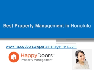 Best Property Management in Honolulu - www.happydoorspropertymanagement.com