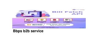 Bbps b2b service