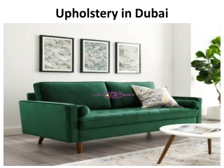 Upholstery in Dubai