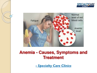 Anemia - Causes, Symptoms and Treatment
