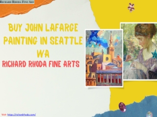 Buy John Lafarge Painting In Seattle WA